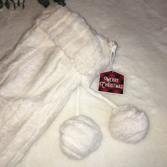 Faux Fur Christmas Stocking - Picture 2 of 3